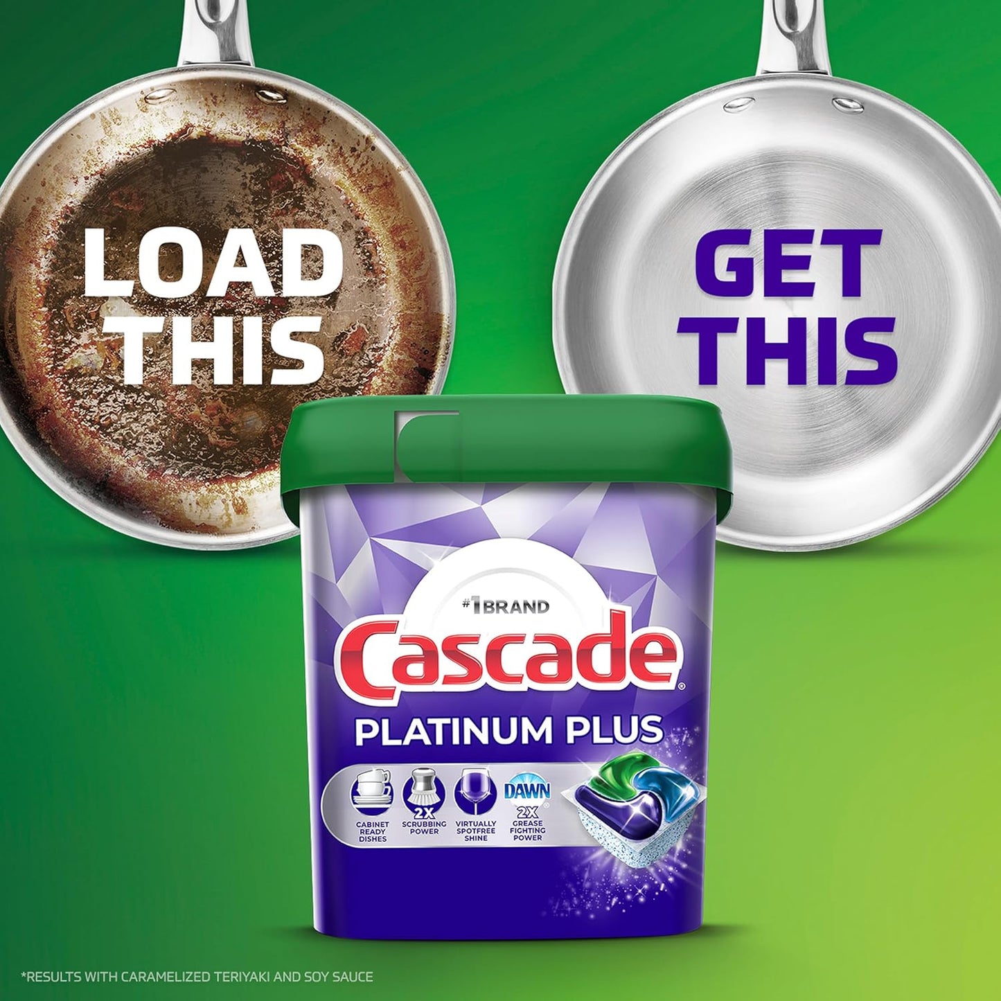 Cascade Platinum ActionPacs Dishwasher Detergent Pods, Fresh, 11 Count
