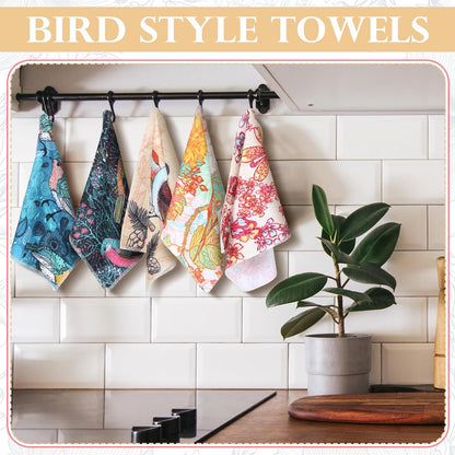 36 Pack Vintage Reusable Cleaning Cloths Washable Cotton Kitchen Towels for Home (Gray)