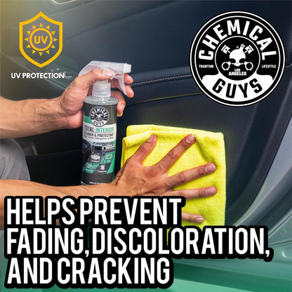 Chemical Guys Total Interior Cleaner & Protectant - Black Cherry, Car Cleaning Spray, Cleans and Protects Leather, Vinyl, Plastic, Rubber, and Glass, Safe for Trucks, SUVs, Jeeps, RVs & More - 16 oz