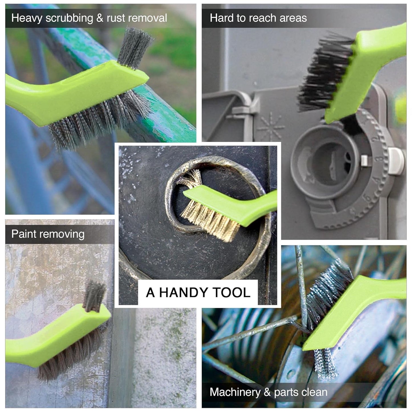 Wire Brush Steel Rust Removal