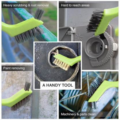 Wire Brush Steel Rust Removal