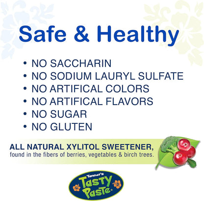 Tanner's Tasty Paste Cha Cha Chocolate Anti-Cavity Fluoride Toothpaste 4.2 oz.