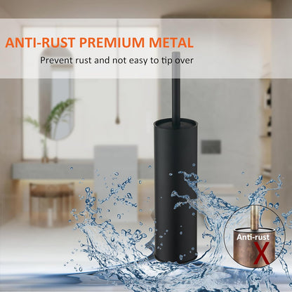 Toilet Brush and Holder Set Premium Material Toilet Bowl Cleaner Free Standing Toilet Bowl Brush and Holder
