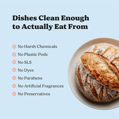Pronounce Dishwasher Detergent Powder - Cleaner Ingredients, Fragrance Free - Ultra Concentrated, Cuts Grease and Grime, Dishwasher Pods Alternative (Residue-Free). (80 Loads, Unscented)