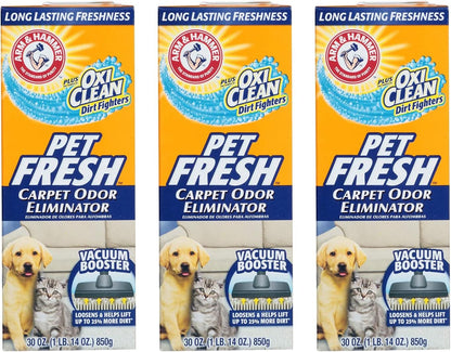 Arm & Hammer Pet Fresh Carpet Odor Eliminator Plus Oxi Clean Dirt Fighters, 18 oz,(PACK OF 2)