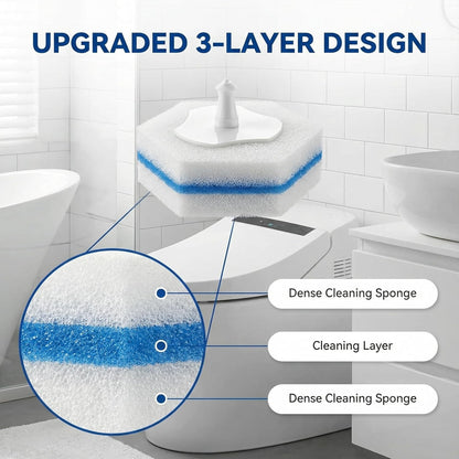 Toilet Wand Refills Compatible with Clorox Toilet Wand, 20 Count Disposable Refill Heads for Deep Foaming Cleaning