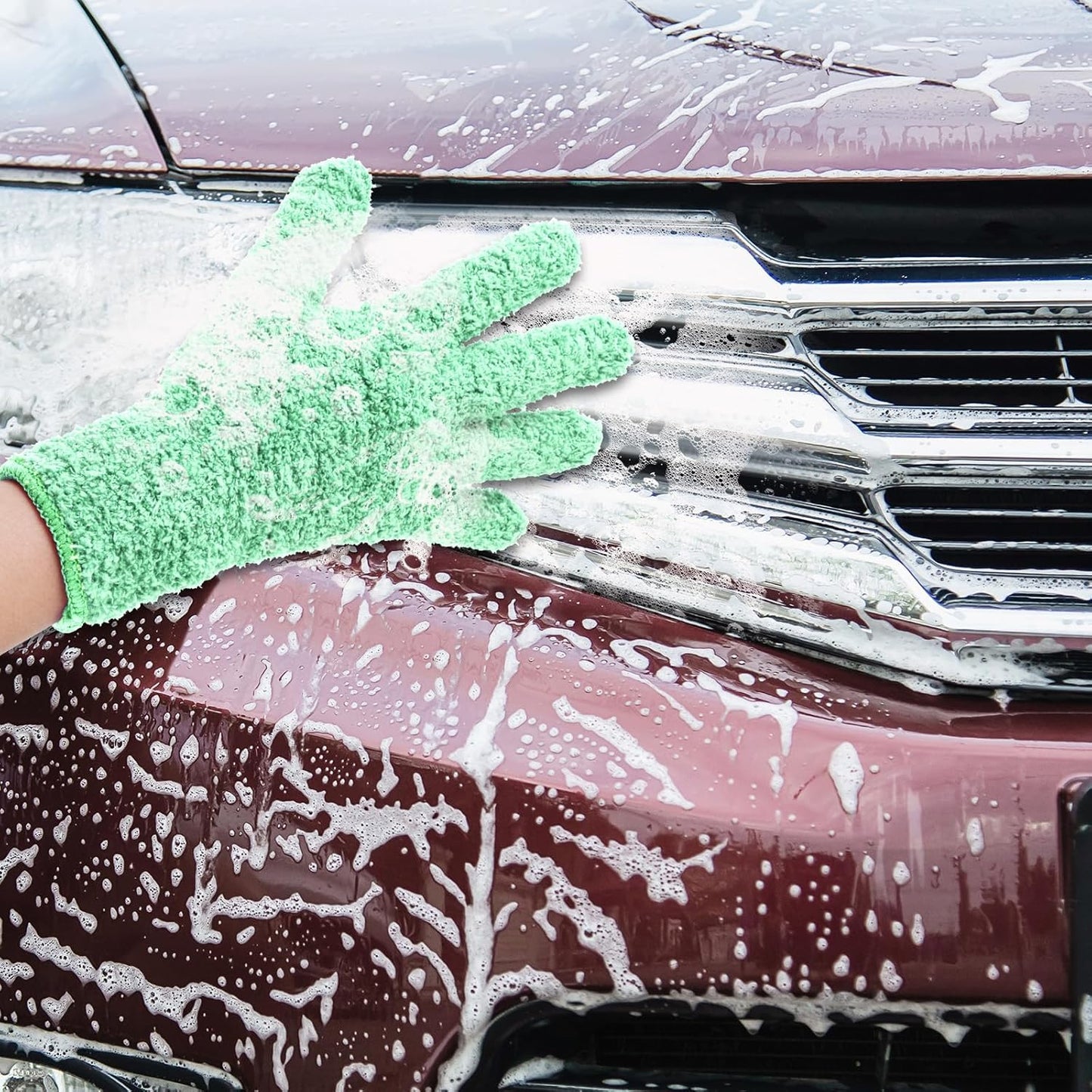 Ymapinc Plant Dusting Gloves, Microfiber Dusters for Cleaning Kitchen Indoor Mitt for House Use Desk Window Blind Screen Wash