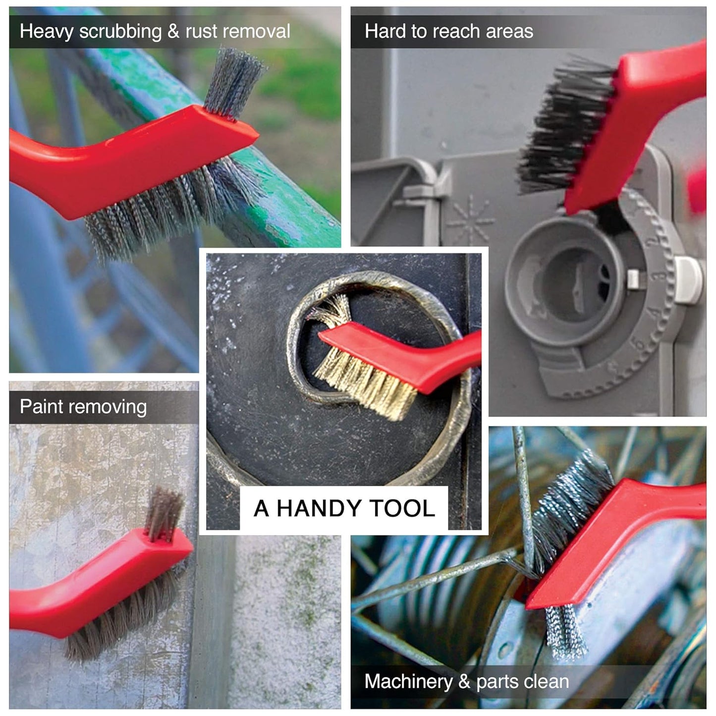Wire Brush Steel Rust Removal