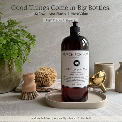 Murchison-Hume Heirloom Dish Soap | Plant-Based Dishwashing Liquid | Tough on Grease | Gentle on Hands & Sensitive Skin | Non-Toxic | Safe for Fine China | Australian White Grapefruit | 16 fl oz