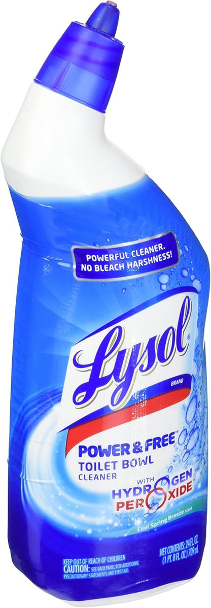 Lysol Power & Free Toilet Bowl Cleaner, 20 - 30 ounces