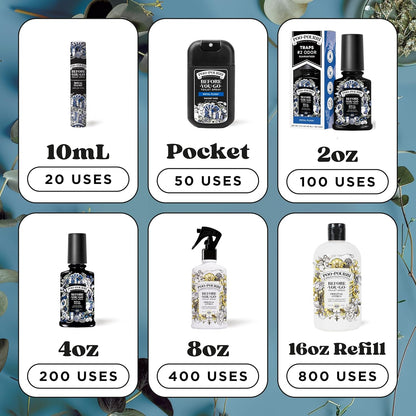 Poo-Pourri Before-You-Go Pocket Toilet Spray, Travel Essentials, Royal Flush, 1 Fl Oz, Up to 50 Uses, On-The-Go Bathroom Odor Deodorizer with Essential Oils, TSA Approved Size, Eucalyptus & Spearmint