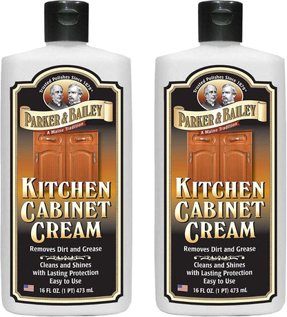 Parker and Bailey Kitchen Cabinet Cream-Wood Cleaner-Grease Remover 16 oz (1)