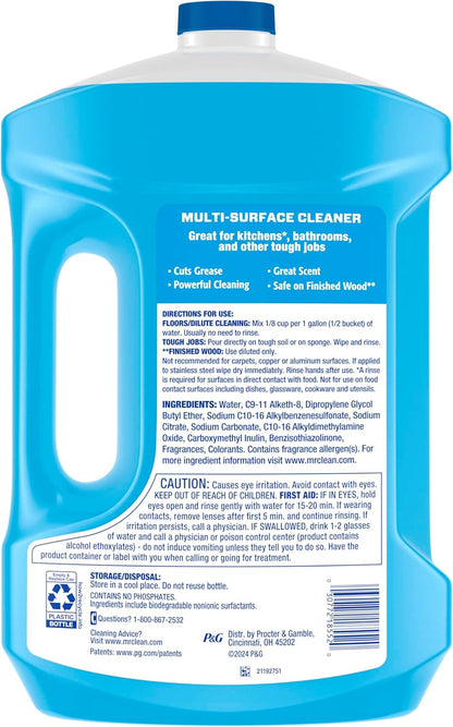 Mr. Clean 2X Concentrated Multi Surface Cleaner with Unstopables Fresh Scent 41 fl oz