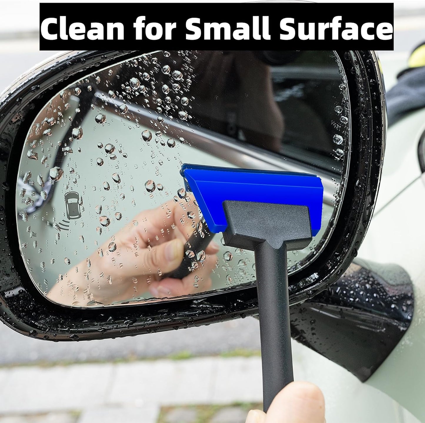 Small Squeegee Set - 2.7 & 4.9inch in Widths - Efficient Water Wiper Rubber Blade Window Tint Squeegee, Perfect for Car Window, Mirror Cleaning, Window Film, or Glass Door, Tiles
