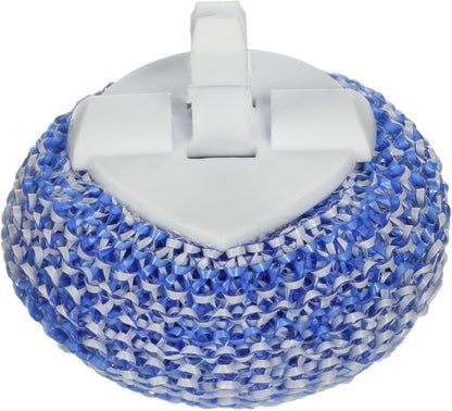 Dawn Handi Scrub Dishwashing Scrubber and Storage Dish, White/Blue