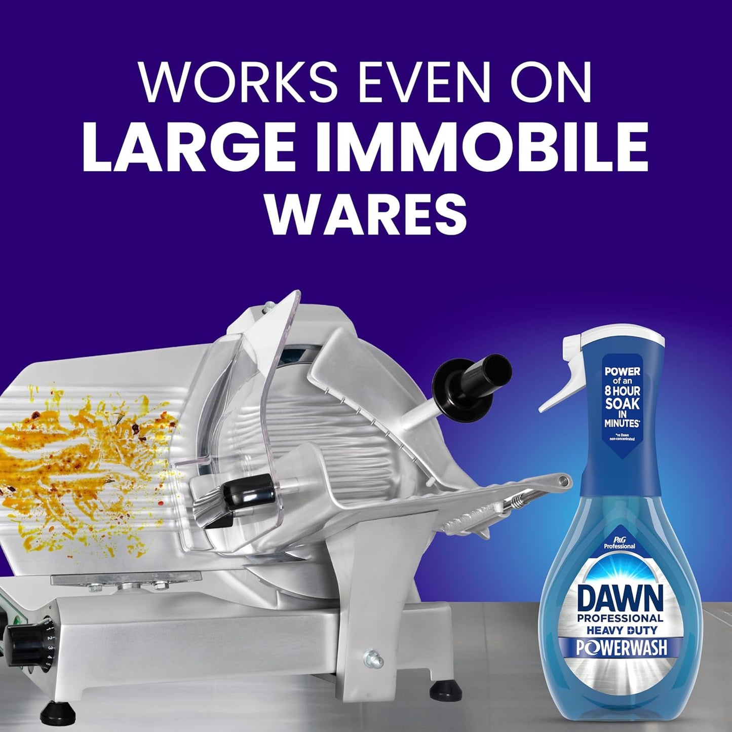 Dawn PRO Heavy Duty Powerwash, Bulk Foaming Dish Spray for Cleaning Burnt-On Grease in Commercial Kitchens, 16 fl oz (Case of 6)