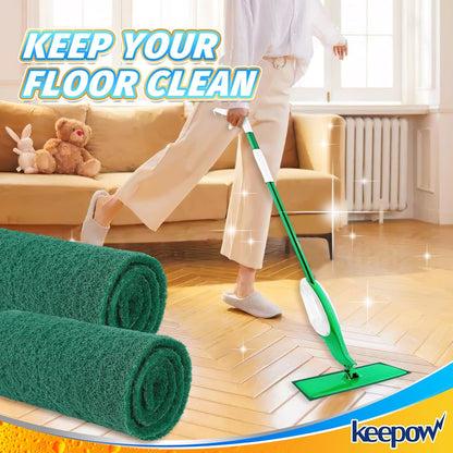 6 Pack Upgraded Spray Mop Refills for Libman Freedom Spray Mop, Washable Microfiber Spray Mop Replacement Head, 6 Count Reusable Mop Pads