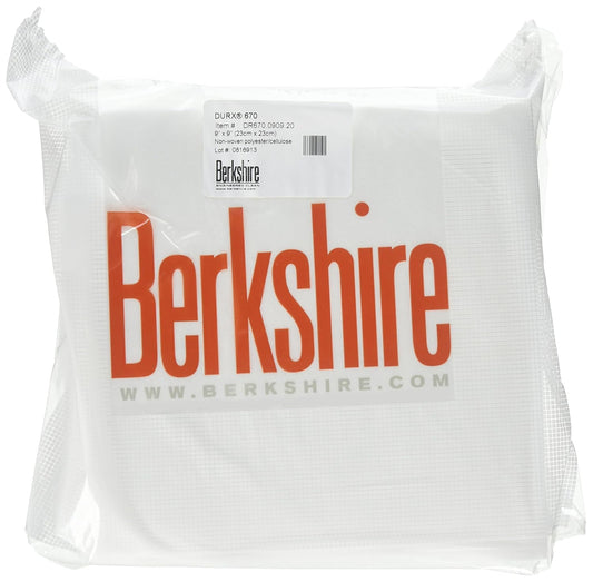 Berkshire DR670.0909.20 DURX 670 Wipers, 9" x 9" (Pack of 6000)