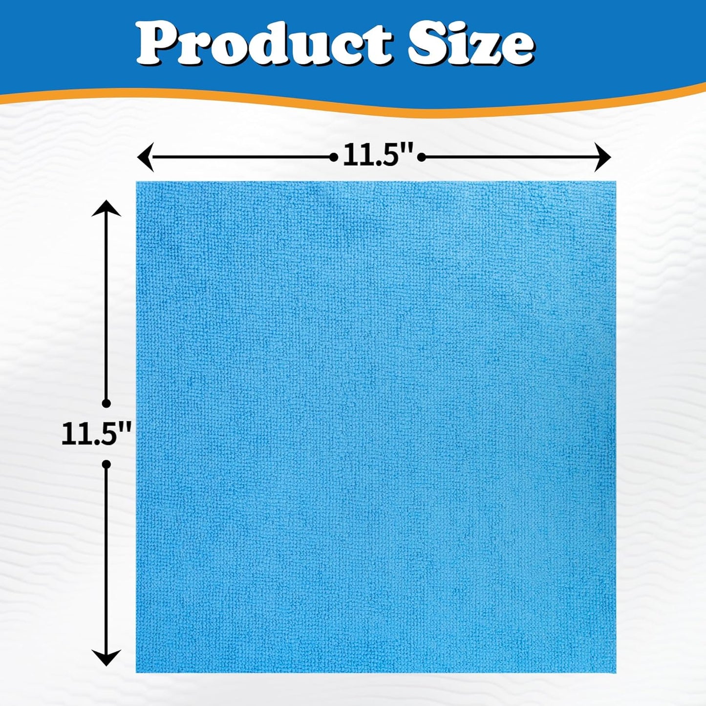 FIXSMITH Microfiber Cleaning Cloth - Pack of 8, Size: 12 x 16 in, Multi-Functional Cleaning Towels, Highly Absorbent Cleaning Rags, Lint-Free, Streak-Free Cleaning Cloths for Car Kitchen Home