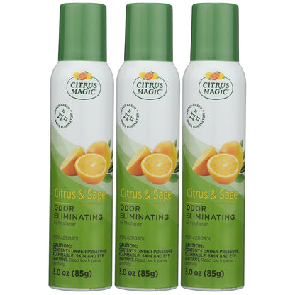 Citrus Magic Odor Eliminating Air Freshener Spray, Assorted Fragrances - Georgia Peach, Dragonfruit, Citrus and Sage, Grapefruit