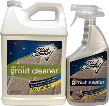 ULTIMATE GROUT SEALER – Professional Strength Tile, Stone & Grout Protection for Showers, Floors & Backsplashes | Easy-Clean, Stain & Moisture Repellent – Low Odor Contractor Grade (Quart)