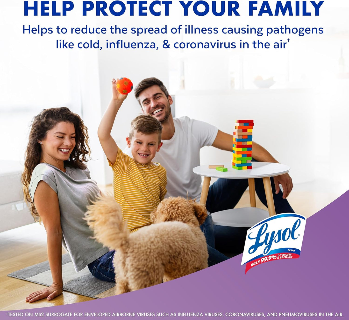 Lysol Bundle containing x2 Lysol Disinfectant Spray for Hard and Soft Surfaces, Crisp Linen, 19 Fl. Oz + Lysol Air Sanitizer Spray, For Air Sanitization and Odor Elimination, White Linen, 10 Fl. Oz