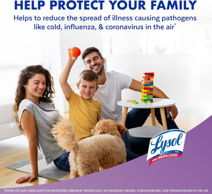 Lysol Bundle containing x2 Lysol Disinfectant Spray for Hard and Soft Surfaces, Crisp Linen, 19 Fl. Oz + Lysol Air Sanitizer Spray, For Air Sanitization and Odor Elimination, White Linen, 10 Fl. Oz