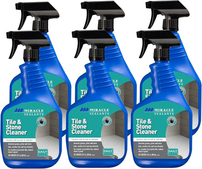 Miracle Sealants Tile & Stone Cleaner Concentrate for Natural Stone, Tile & Grout, 32 oz