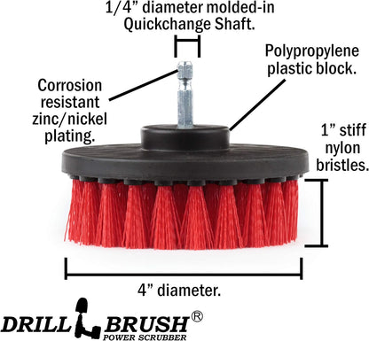 Kitchen Scrubbing Accessories - Stove Cleaning Brush - Cooktop Easy Cleaning Brushes - Griddle Scrubbing Tool - Oven Door Cleaning Brush - Skillet Brush - Kitchen Cleaning Supplies - Countertop Brush