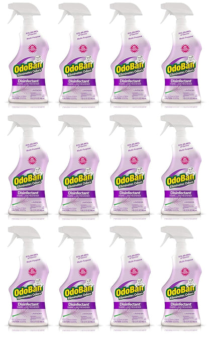 OdoBan Ready-to-Use Disinfectant and Odor Eliminator, Made in the USA, Citrus Scent, 32 Ounce Spray Bottle