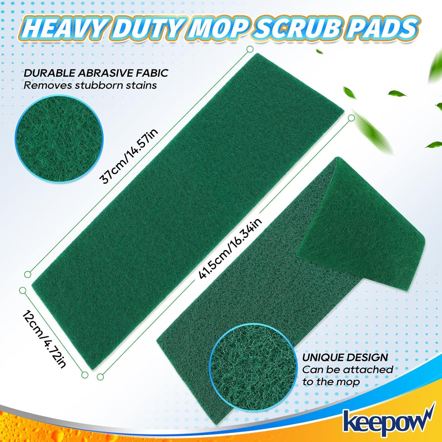 6 Pack Upgraded Spray Mop Refills for Libman Freedom Spray Mop, Washable Microfiber Spray Mop Replacement Head, 6 Count Reusable Mop Pads