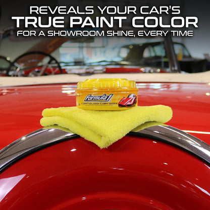 Formula 1 Fast Wax Carnauba Detailing Spray – Car Wax for Natural Gloss – Easy to Use Exterior Detailing Supplies for All Paint Finishes (16 ounce)