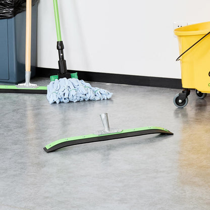 Restaurantware-SQUEEGEE ONLY: Clean Tek Professional 29.92 Inch Floor Squeegee, 1 Broom With Double Rubber Blade - Handle Sold Separately, Heavy-Duty, Steel Wiper For Concrete Floor