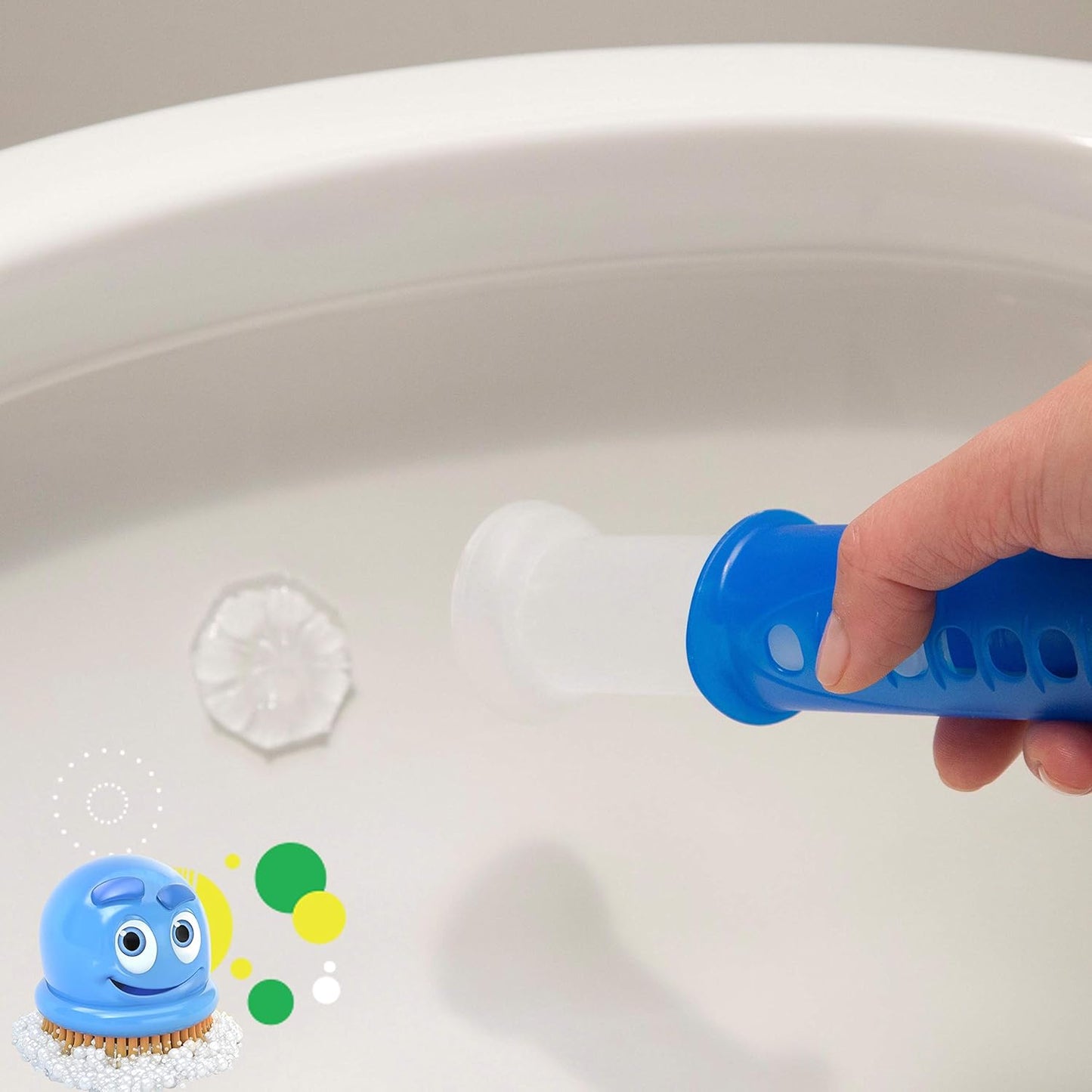 Scrubbing Bubbles Toilet Gel Stamps, Fresh Gel Toilet Cleaning Stamps, Helps Keep Toilet Clean and Helps Prevent Limescale & Toilet Rings, Lavender Scent, 1 Dispenser with 6 Stamps (Pack of 2)