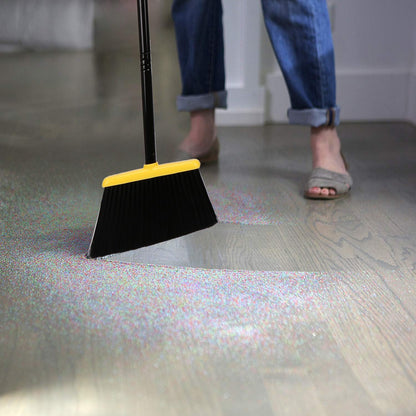 Broom and Dustpan Set,IndoorBroom with Dust pan Combo Set for Home,Angle Kitchen Broom for Floor Sweeping