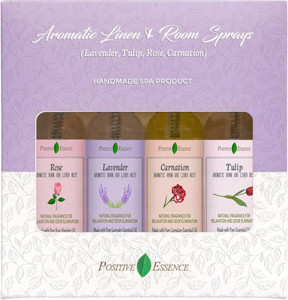 Lavender Room and Pillow Spray, Natural Aromatherapy Sleep Spray with Lavender Essential Oil for Relaxation, Fabric & Bedding Mist, Non-Aerosol Odor Neutralizer