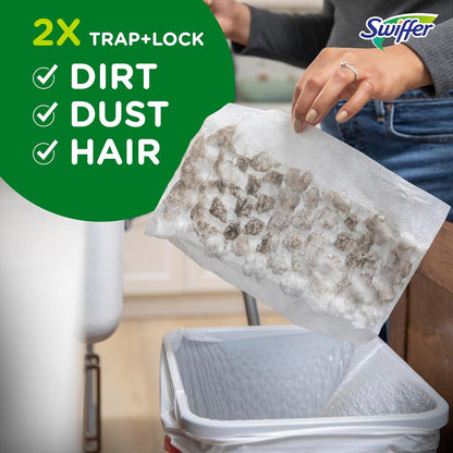 Swiffer Sweeper Heavy Duty Dry Multi-Surface Cloth Refills for Floor Sweeping and Cleaning, 20 count (2 Pack)