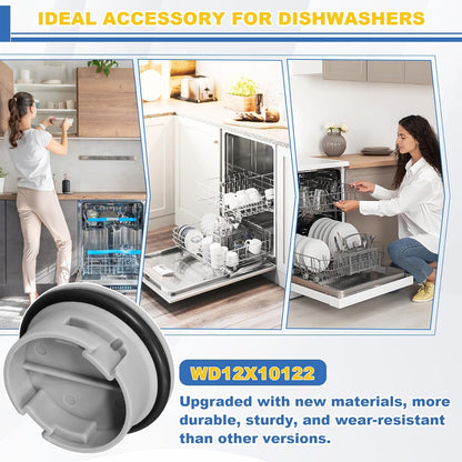 Upgrade WD12X10122 Dishwasher Rinse Aid Dispenser Cap Compatible with GE Dishwashers Replaces WD12X10102 WD12X10200 PS958932 AH958932 EA958932 EAP958919-1 Pack