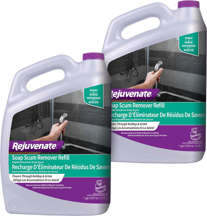 Rejuvenate Soap Scum Remover Easily Dissolves Soap Scum Without Scrubbing, 24 Ounces