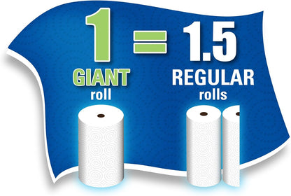 Sparkle Pick-A-Size Paper Towels, 6 Double Rolls (660 Sheets Total) - Strong 2-Ply Towels for Kitchen Cleanup and Everyday Messes