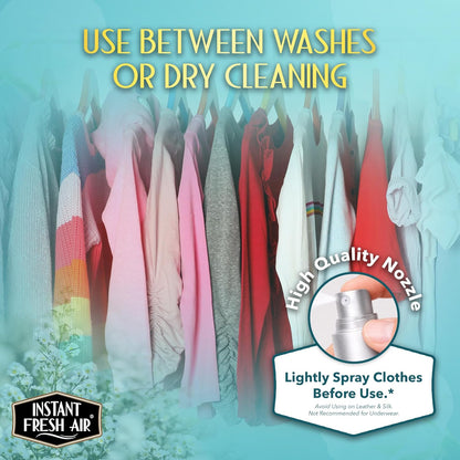 Fabric Freshener Spray & Deodorizer Odor Eliminator - Works Instantly with Noxban™ - Eco-Friendly Fabric Refresher & Odor Neutralizer - Safe for Garments, Linens, Bedding - Men's