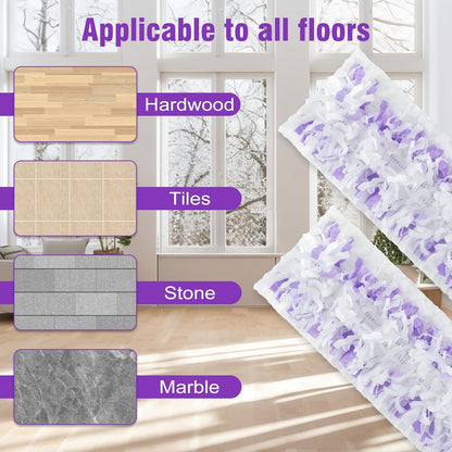 60 Pack Power Mop Refill Pads for Swiffer Power Mop, Disposable Spray Wet Pads Refill for Swiffer PowerMop Multi-Surface Mopping Pad Refills,Mop Head Replacement for Floor Cleaning