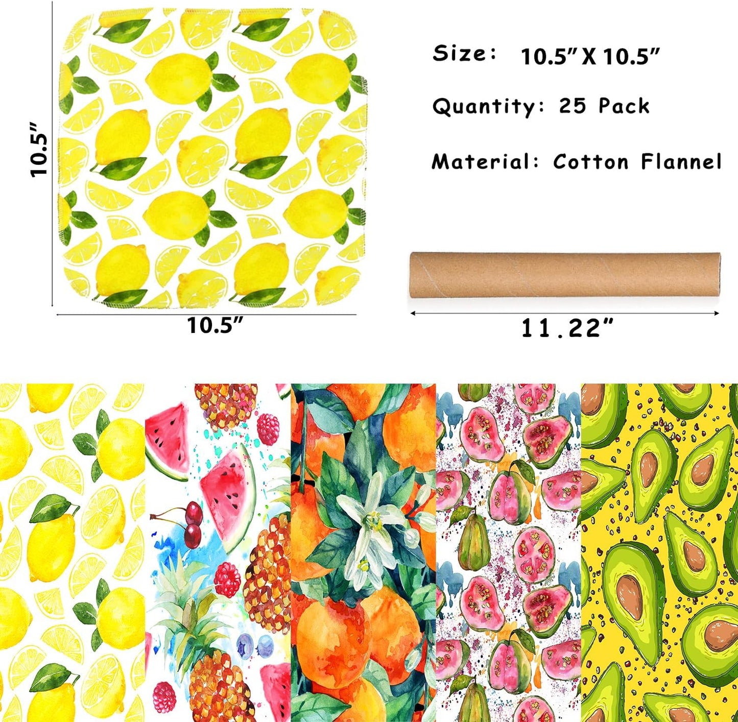 25 Pack Reusable Paper Towels, Paperless Towels Roll Washable Cotton Cloth for Kitchen Towels Zero Waste Products Alternative Paper Towels Alternative (Bohemian)