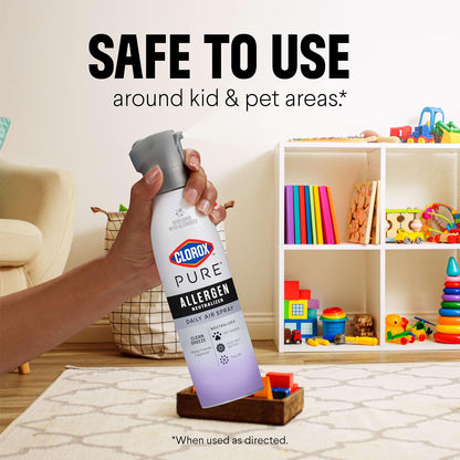 Clorox PURE Allergen Neutralizer Daily Air Spray, Nighttime Calm, 8 Ounces (Pack of 2)