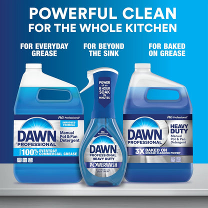 Dawn Professional Pot and Pan Detergent, Regular Scent, 3.8l (Case of 4)