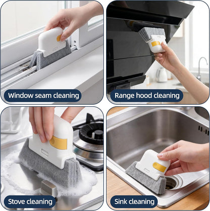 12-51’’ Telescopic Window Squeegee for High Windows, 2-in-1 Window Cleaning Kit with Extra Silicone Blade & Hook, Professional Squeegee for Shower Glass Doors (Window Squeegee for Home)