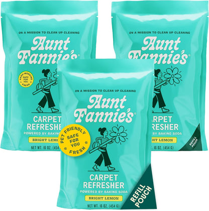 Aunt Fannie's Floor Bundle: Hardwood Cleaner, Multi-Surface Vinegar Floor Cleaner, and Carpet Refresher