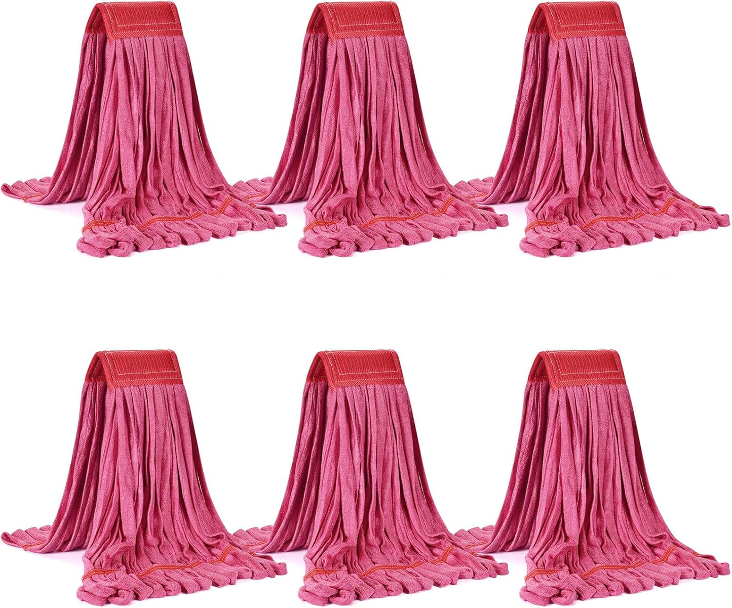 Matthew Cleaning Microfiber Tube Mop(Meduim,Blue,3Pack) Heavy Duty Mop Head Replacement,Excellent Absorbency,Premium launderability,Reusable,Loop end for Home,Commercial&Industrial Use