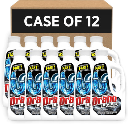 Drano Liquid Clog Remover, Regular Formula - 32 oz - 2 pk