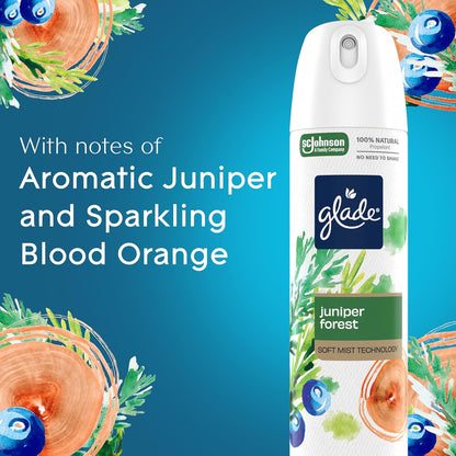 Glade Air Freshener Room Spray, Clean Linen Scent, Odor Fighting to Deliver Long Lasting Freshness, 7.3 Oz, 6 Count